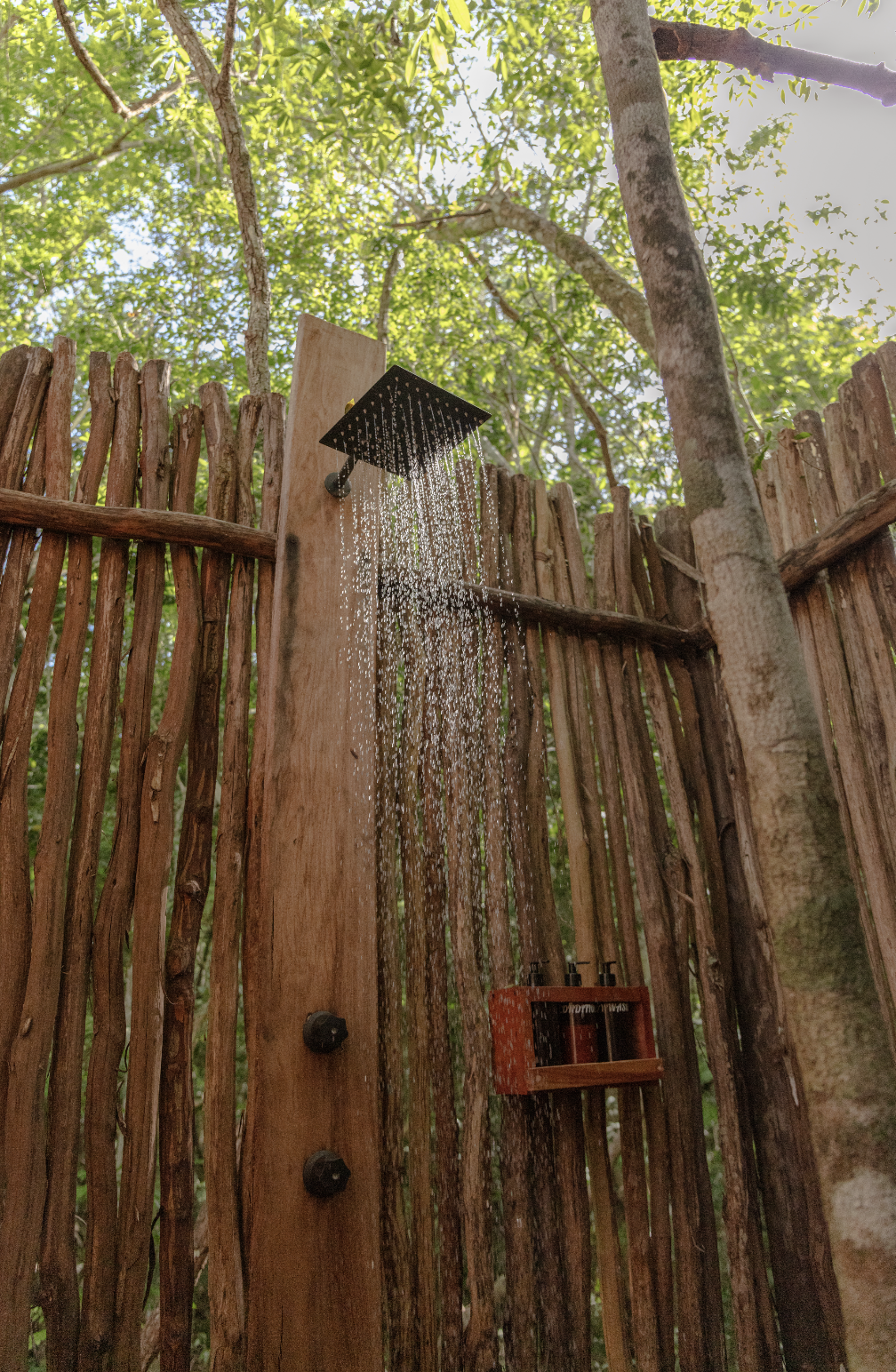 Outside showers
