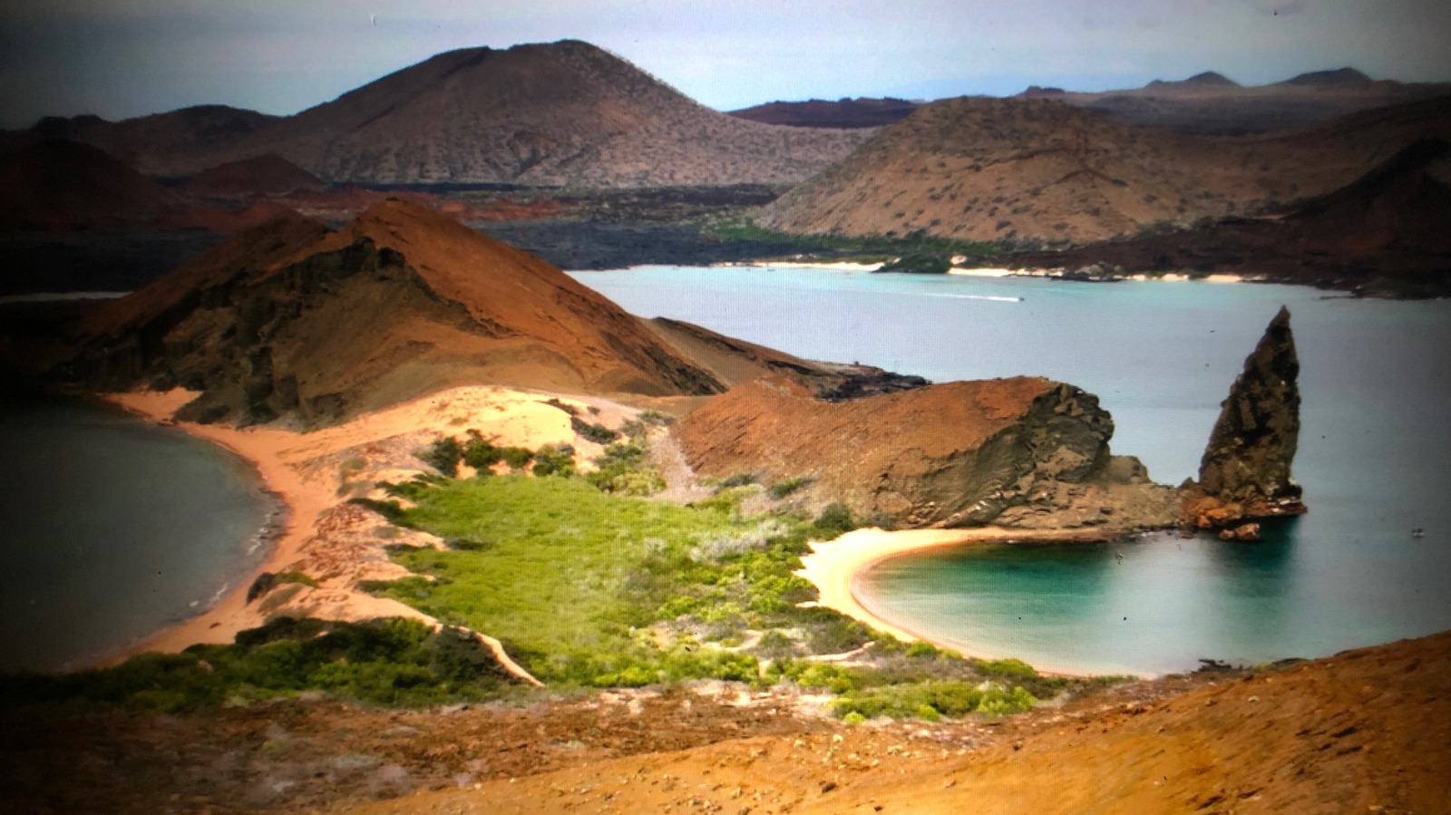 Bartolome Island, spot the penguins!